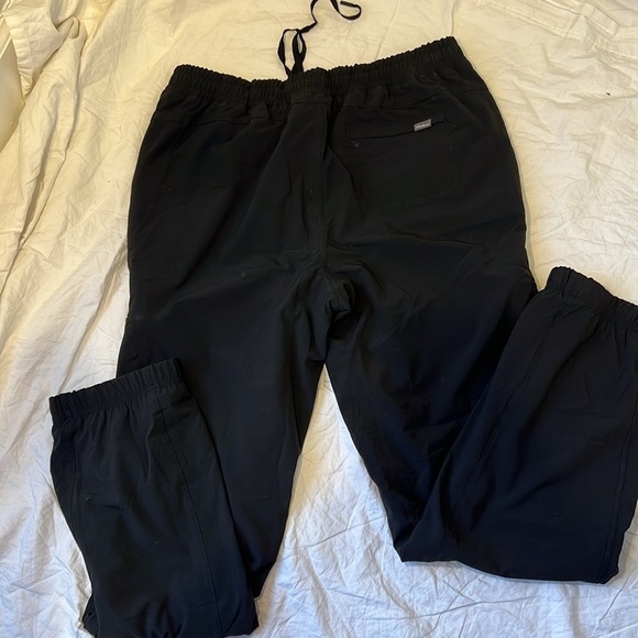 Eddie Bauer Womens Polar Fleece Lined Pull On Pants Black Gray Drawstring 10 - Picture 14 of 16